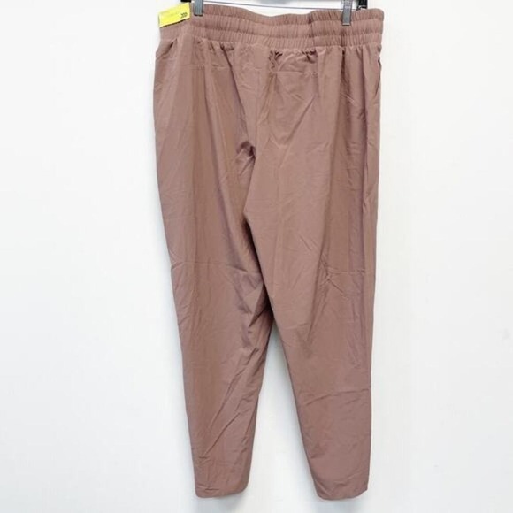 All In Motion Women's Active Light High-Rise Taper Pants Brown Size L - Picture 3 of 6